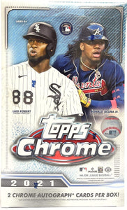 2021 MLB Topps Chrome Hobby Box