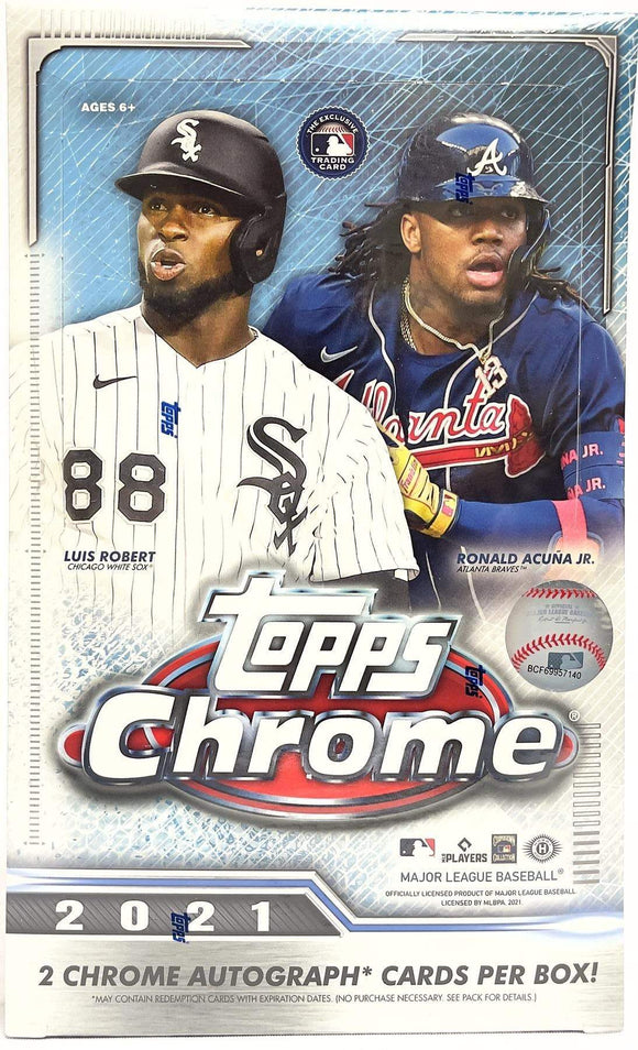 2021 MLB Topps Chrome Hobby Box